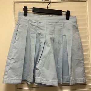 American Eagle Light Blue Pleated Tennis Skirt
